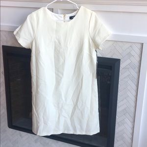 Ivory shift dress